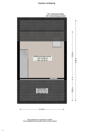Floorplan - De Hartakker 6, 9761 DE Eelde